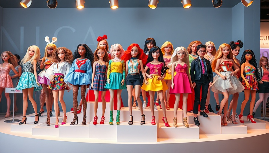 Toy dolls on display signifying global toy manufacturing challenges.