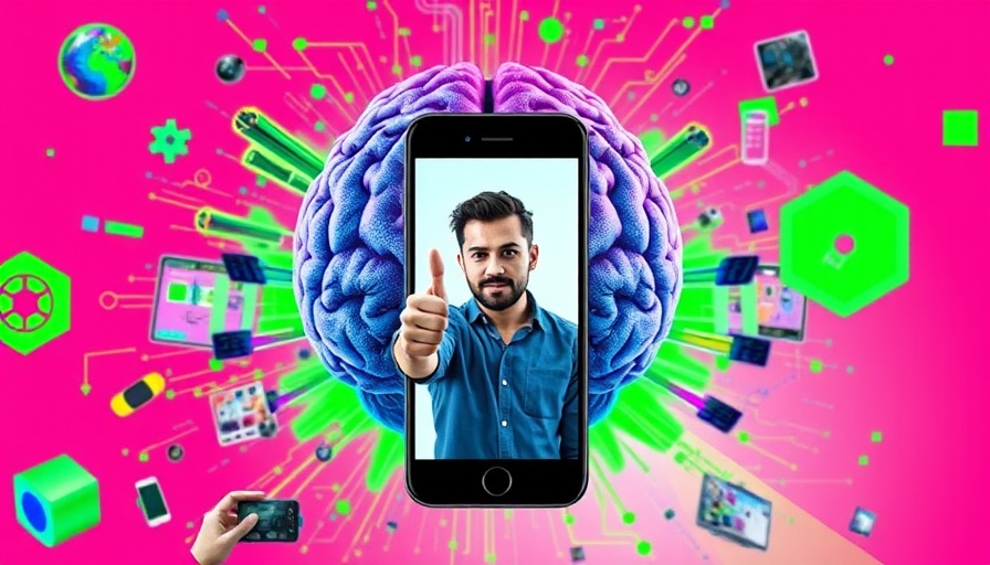 Neuralink AI Impact on Small Businesses concept art with technology.