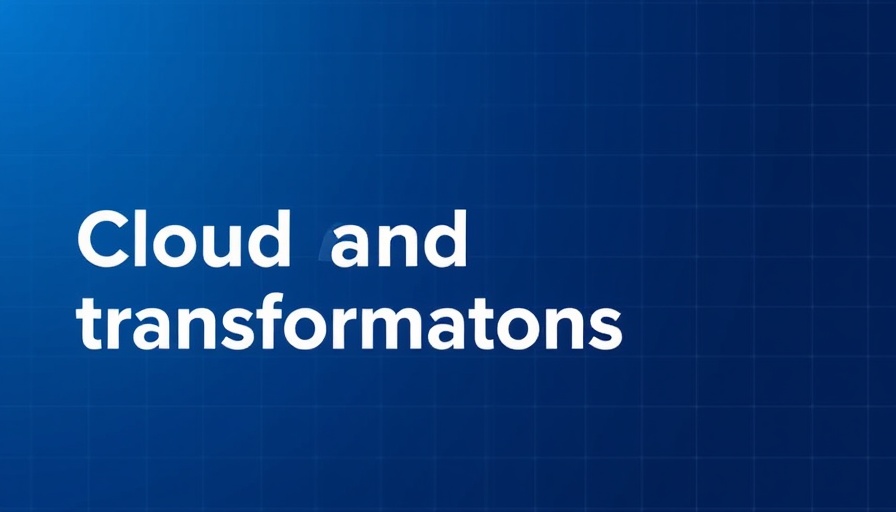 Digital-themed text on how cloud and AI transform customer experiences.