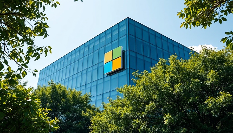 Microsoft office building amidst talks of 2025 layoffs.