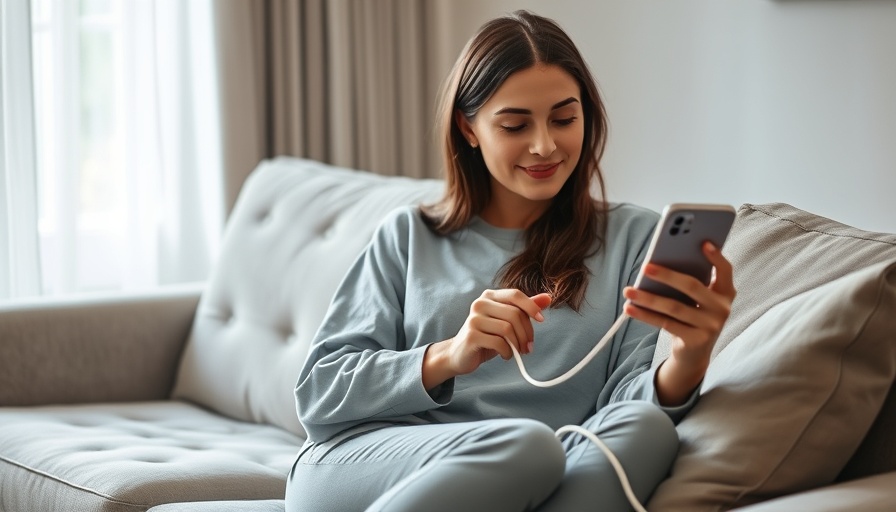 Anker USB-C fast charging cables sale in use by a woman on a sofa.