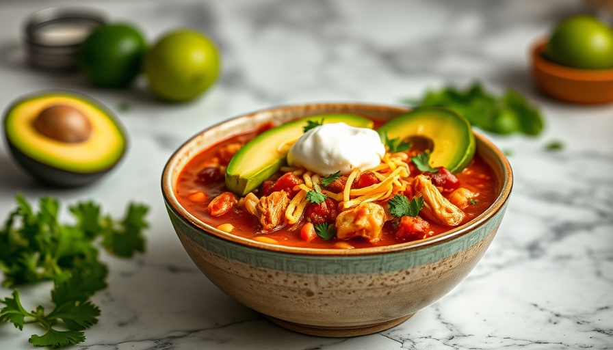 Healthy Southern dishes in a bowl with avocado and cilantro.