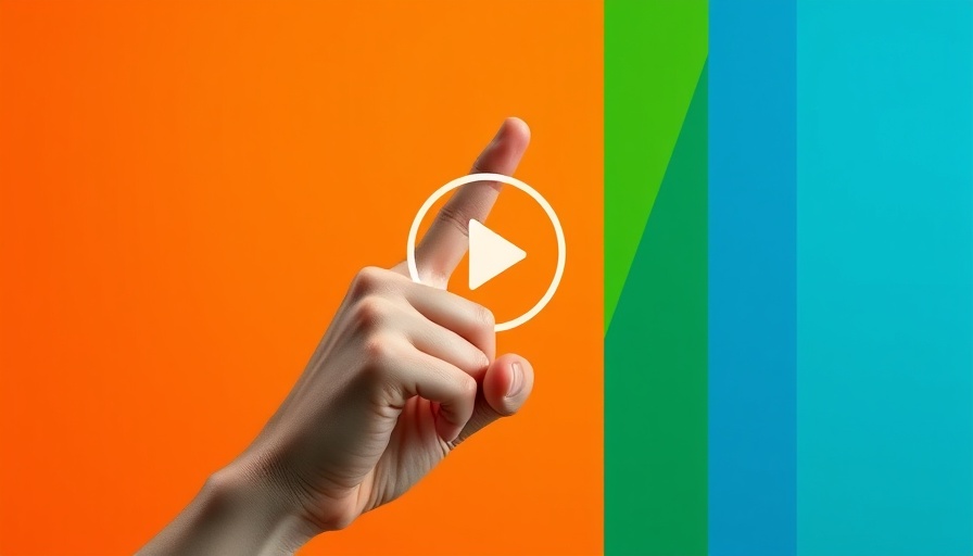 Vibrant Letterboxd Video Store button with hand touching play symbol.