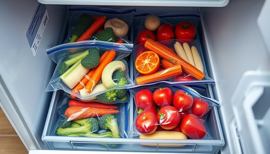 Organized freezer drawer showcasing how to avoid freezer burn with proper storage.