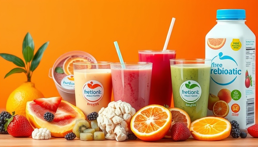 Colorful soft foods and drinks for post-surgery nutrition.