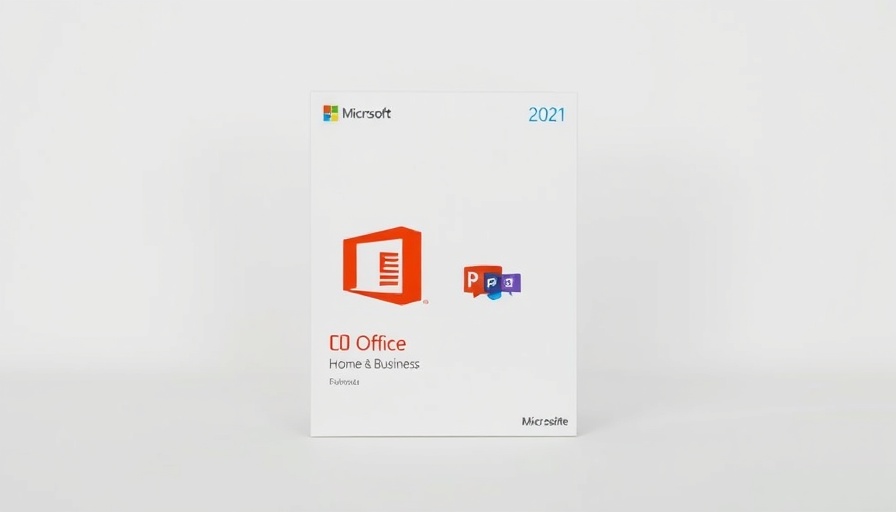 Lifetime license Microsoft Office Home & Business 2021 box for Windows.