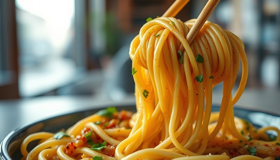 Close-up of noodles with vegetables, ideal for easy healthy recipes for weight loss.