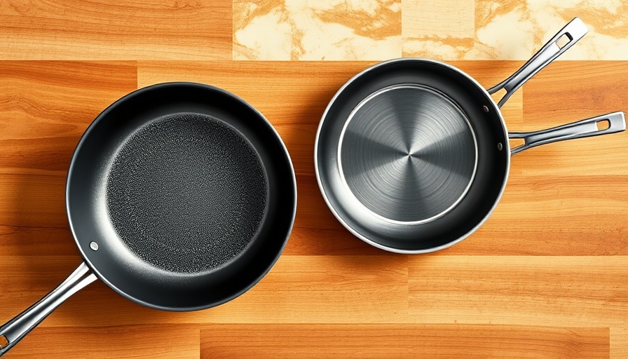 GreenPan Spectra cookware on wooden surface.