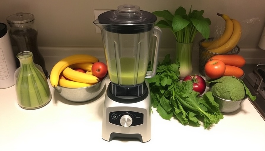 Eating a healthier diet. Bought a blender yesterday. First time using it. :D
