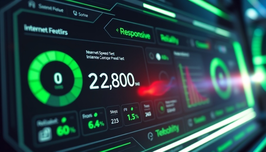 Interface showing Internet Speed Testing with Orb design.