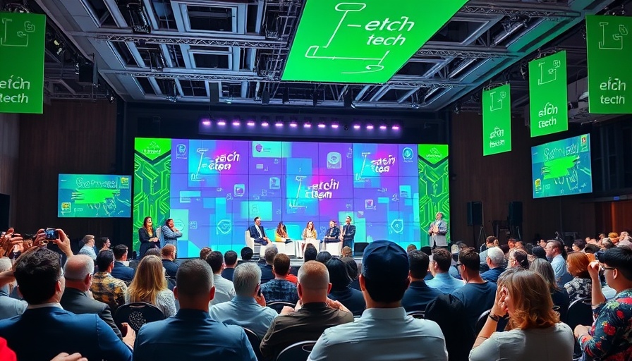Tech conference panel discussion at TechCrunch Disrupt 2025 with audience.