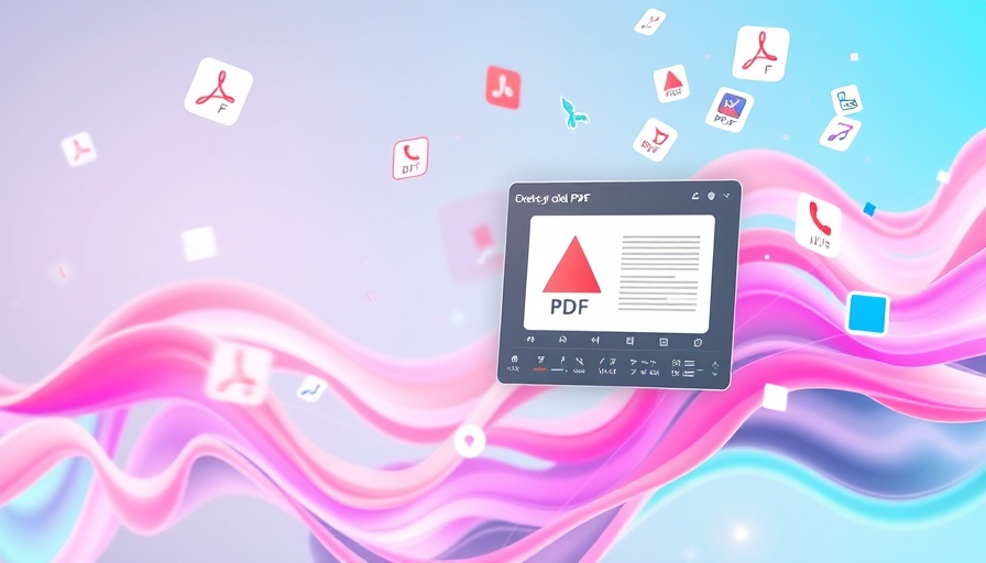 Best PDF editors 2025 interface with vibrant editing tool icons.