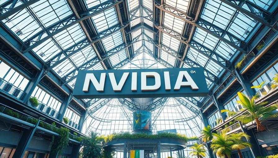 Modern Nvidia building structure, highlighting Blackwell GPUs in China