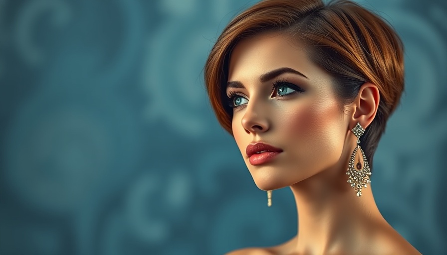 Elegant woman contemplating, relevant to E.l.f. Beauty Rhode acquisition.