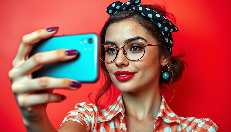 Young woman takes a selfie, showcasing holy airball TikTok trend.