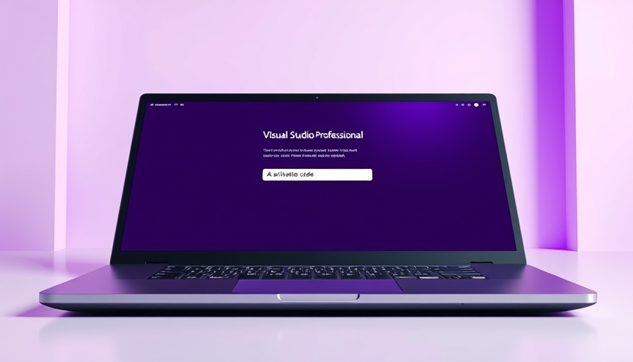 Microsoft Visual Studio Professional 2022 discount on laptop screen.