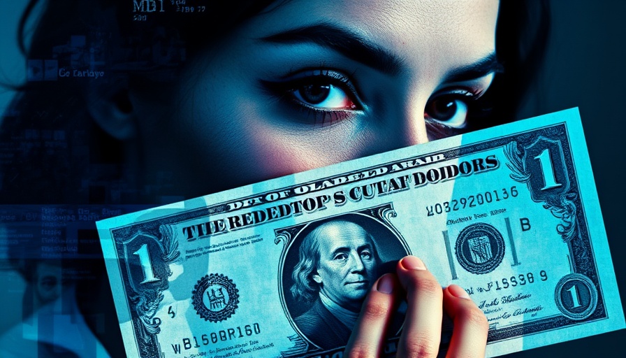 Mubi funding backlash represented through abstract dollar artwork.