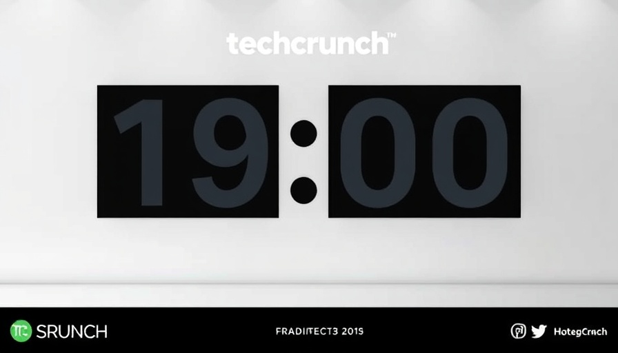 TechCrunch All Stage event countdown banner.