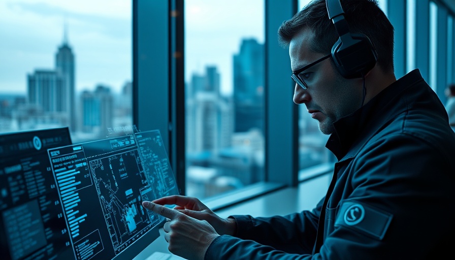 Cybersecurity expert investigating UBS data leak in modern office.