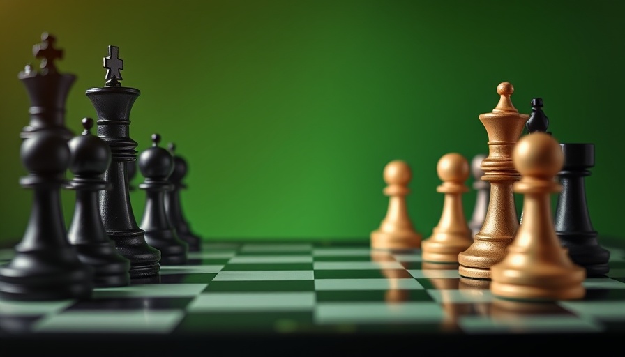 Strategic chess puzzle for business owners, creative problem-solving.
