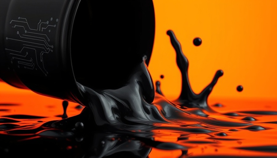 AI models bad boy persona represented by digital oil spill