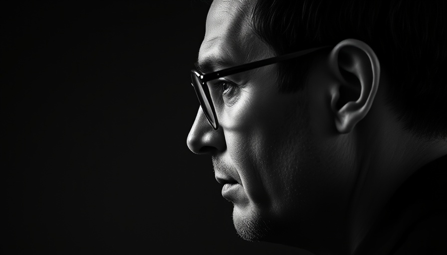 Thoughtful profile portrait of a man representing leadership accountability.