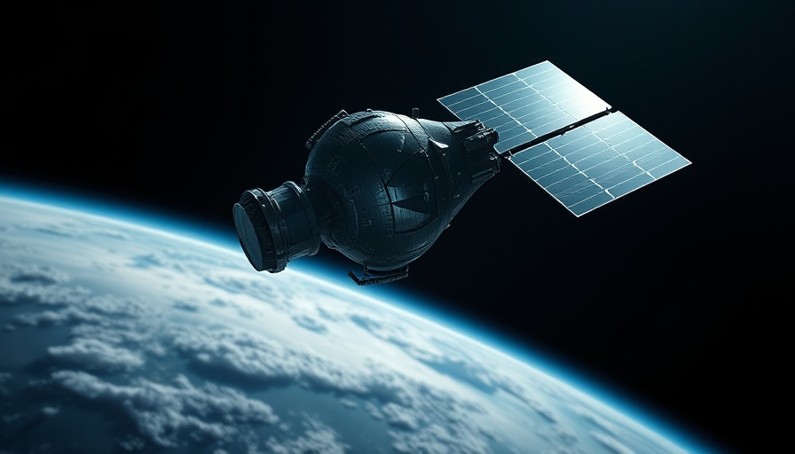 Eutelsat funding: Satellite orbiting Earth showcasing advanced technology.