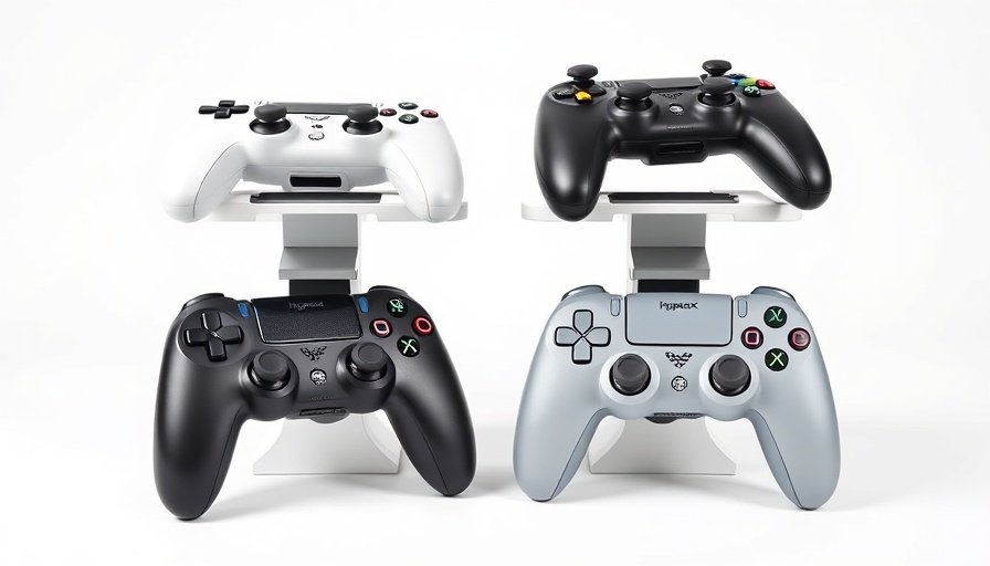 HyperX ChargePlay Quad 2 with controllers in a minimalistic setup.