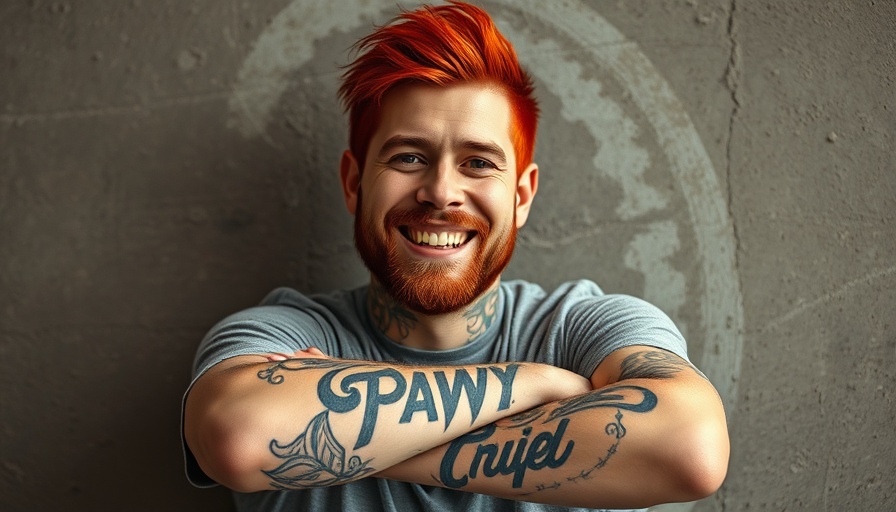Great Leaders Bet on the Unusual - Man with red hair and tattoos smiling.