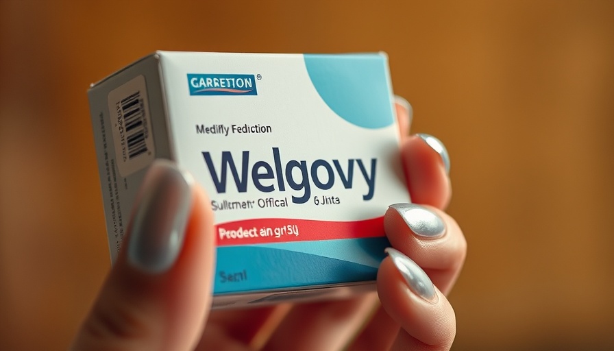 Close-up of Wegovy box held by hand, Novo Nordisk ends deal.
