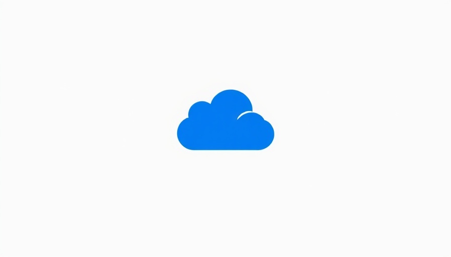 Blue OneDrive logo on gradient background for Windows 10 OneDrive usage extended support.