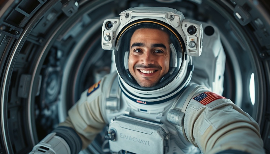 Astronaut floating in spacecraft from MIT to low Earth orbit.