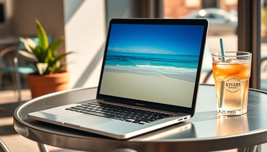 Best laptops under $500 displayed on a table with a vivid screen.