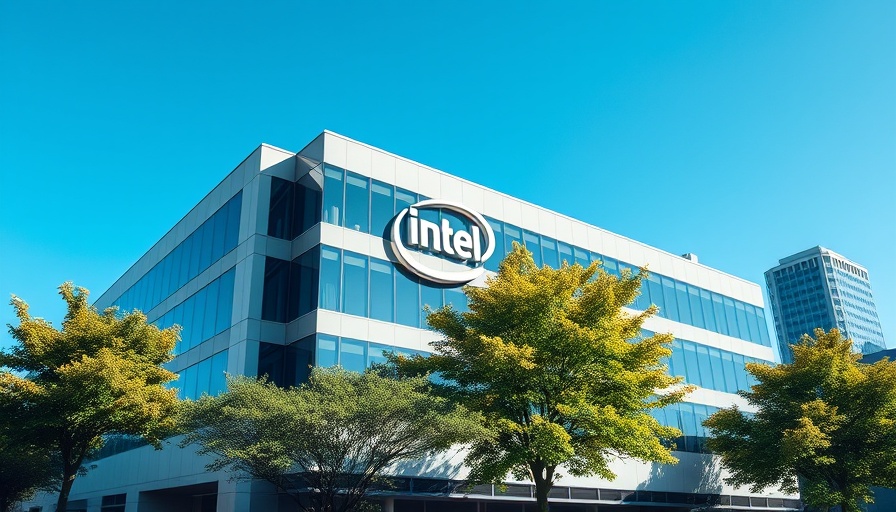 Intel headquarters front view with logo, Intel shuttles automotive business.