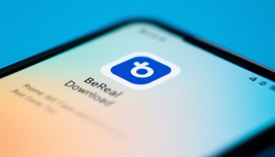 BeReal app on smartphone screen indicating comeback.