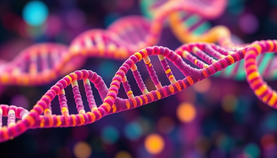 AlphaGenome AI for Genetic Research digital sequence image