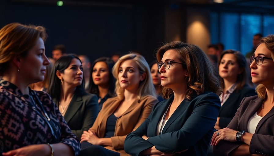 Panel discussion on how top startups reshape markets, diverse female professionals.