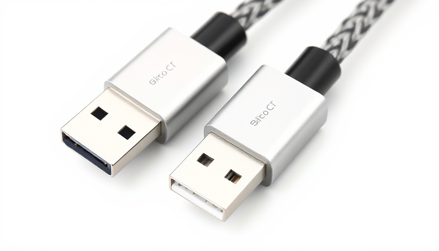 High-quality braided USB-C cable with silver connectors for charging and data transfers.