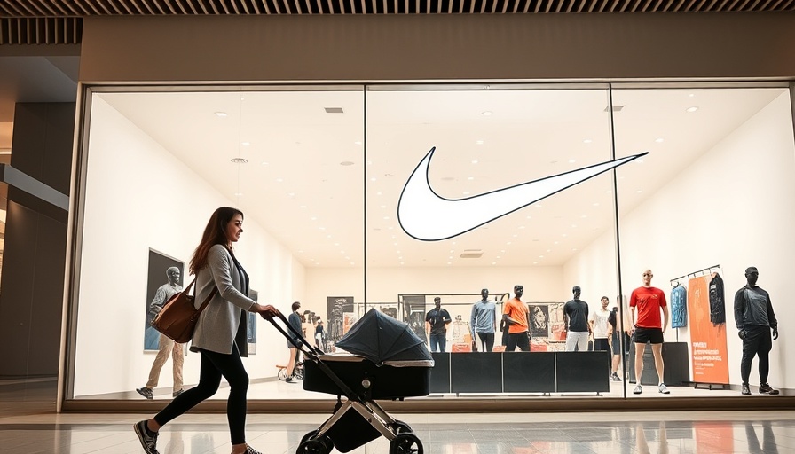 Nike store in mall illustrating potential tariffs impact on retail.