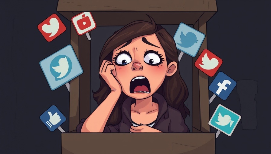 Signs you're shadowbanned on social media concept image.