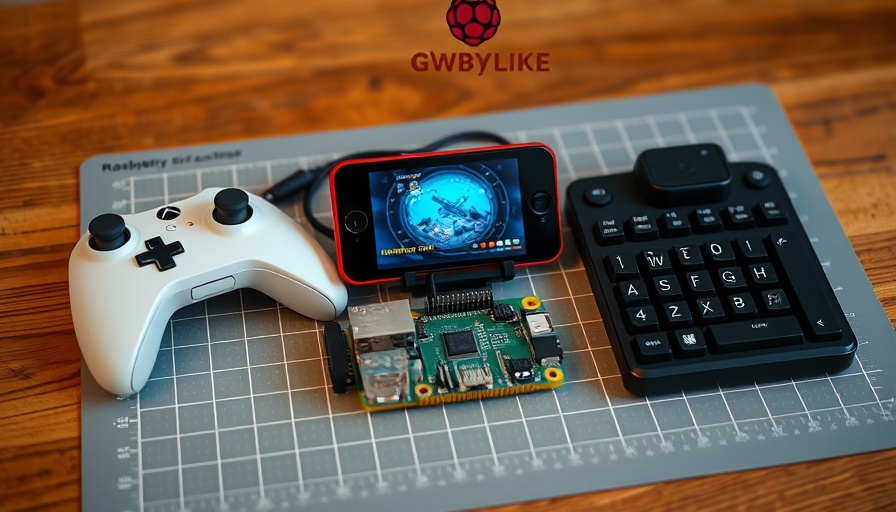 Raspberry Pi setup for streaming PC games with controller and keyboard.
