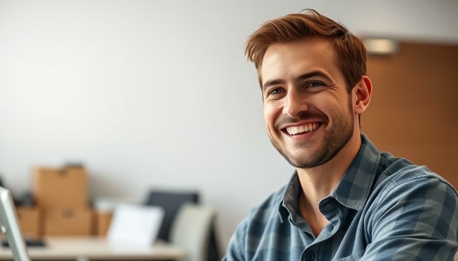 Smiling man discussing topic indoors 2025 Boom in Crypto Investments.