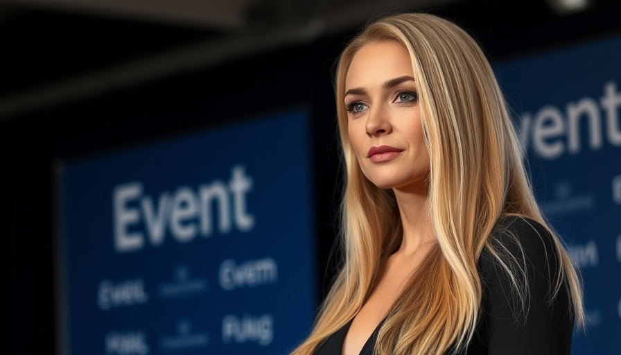 Elegant woman at event sharing Este Haim sleep tips.