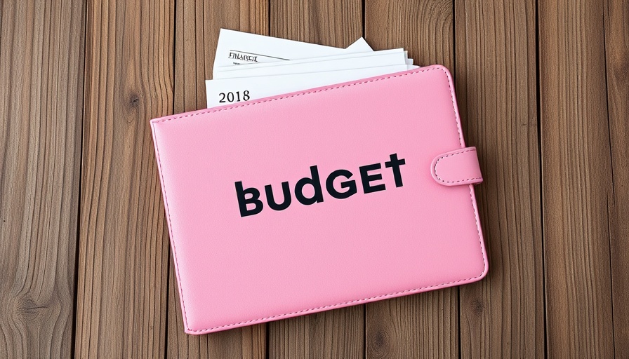 Overhead view of a pink budget organizer with finance documents for savings challenges and sinking funds.