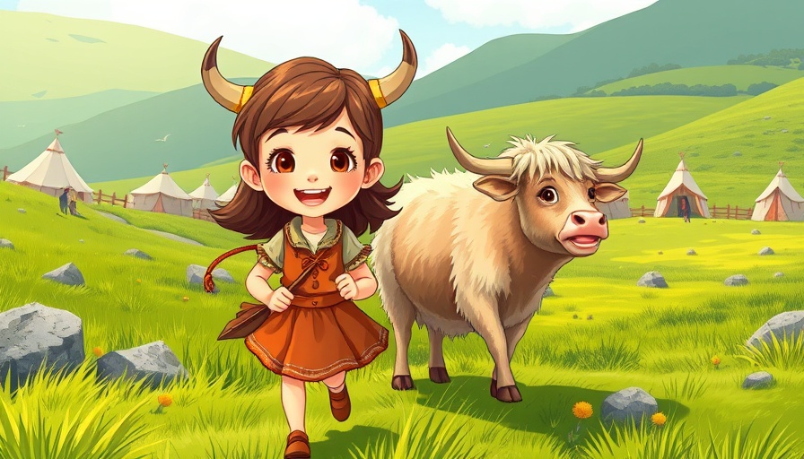 Hanna and Calamity Jane new book cover illustration.