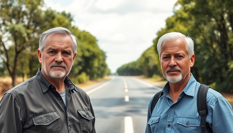 A75 dualling campaign advocates discussing on a highway.