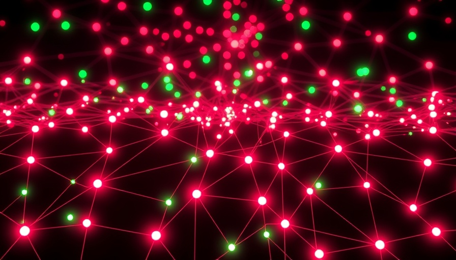 Abstract network with digital nodes symbolizing password security report.
