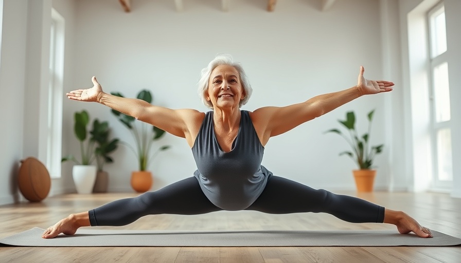 8-Minute Core Workout After 50: Woman exercising indoors with mat