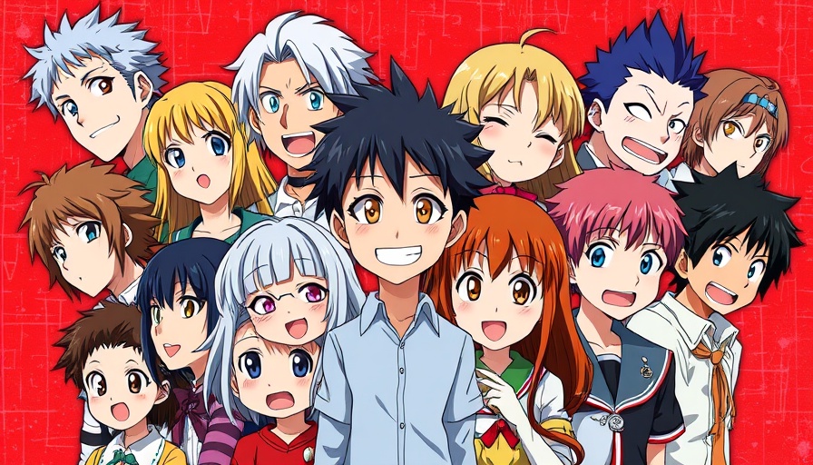 Collage of anime characters representing the Anime Subs vs Dubs Debate.