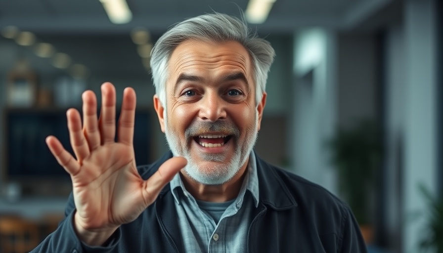 Reacting to AMAZING Jesus edit with excited middle-aged man making OK gesture.